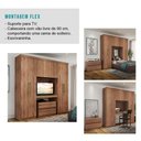 Ver imagem 4 de Guarda Roupa Solteiro 6 Portas 2 Gavetas Porto Carraro Freijó