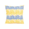 Jogo Capa Almofada Amarela Estampada 3 Unidades 45cm x 45cm com zíper Golden - 3