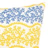 Jogo Capa Almofada Amarela Estampada 3 Unidades 45cm x 45cm com zíper Golden - 4