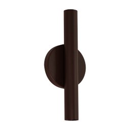 Arandela Tubo Cilindro 30cm 2 Fachos Marrom P/ 2 Mr11 St2773 - 10