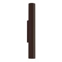Ver mais imagens de Arandela Tubo Cilindro 30cm 2 Fachos Marrom P/ 2 Mr11 St2773