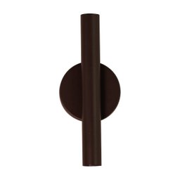 Arandela Tubo Cilindro 30cm 2 Fachos Marrom P/ 2 Mr11 St2773 - 11