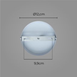 Arandela Tubo Cilindro 30cm 2 Fachos Marrom P/ 2 Mr11 St2773 - 13