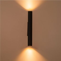 Arandela Tubo Cilindro 30cm 2 Fachos Marrom P/ 2 Mr11 St2773 - 6