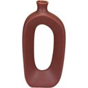 Ver imagem 1 de Vaso Decorativo Enfeite Casa Aparador Garrafa Home&co Cerâmica 23x11x5cm Chocolate
