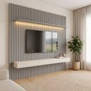 Ver imagem 1 de Painel para TV até 90 Polegadas 228cm com LED e 3 Gavetas