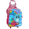 Mochila Infantil De Rodinha Escolar Menina Brilhos Narval Unicórnio Baleia Naval Carrinho Costas - R - 6