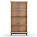 Ver imagem 4 de Cristaleira 100% Madeira Maciça 2 Portas de Vidro Noble Carvalho/preto