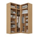 Ver imagem 5 de Guarda-Roupa Planejado de Canto 4 Peças 8 Portas com 4 Portas de Correr Jade CabeCasa MadeiraOriginals Amarelo/Avelã