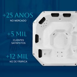 Spa Quadrado Montreal 2 Completo com Hidro - 127v - 5