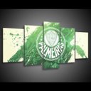 Ver imagem 6 de Quadro Decorativo 129X63 Sala Quarto Time Futebol Palmeiras