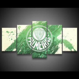 Quadro Decorativo 129X63 Sala Quarto Time Futebol Palmeiras - 5 Quadro Decorativo 129X63 Sala Quarto Time Futebol Palmeiras - 5