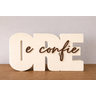 Letreiro 3d Ore e Confie Miira Studio Fé Moderna - 2