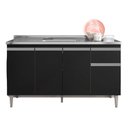 Ver imagem 1 de Balcão Gabinete Tatiane P/cozinha Multiuso 150cm Ajl Móveis