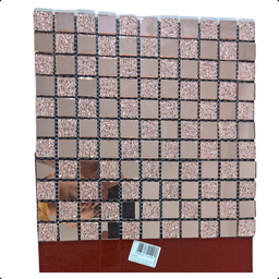 Pastilha Adesiva Vidro Decoração Banheiro Cozinha Dourado Lu0386 Modelo:lu0386 - 9