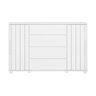 Cômoda Grande 4 Gavetas Estilo Ripado Bella Vivace Desing Sofiticado Branco - 3
