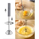 Ver imagem 3 de Batedor De Ovos Semi Automático Fouet Profissional Inox 31cm