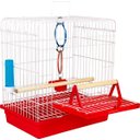 Ver imagem 1 de Gaiola Calopsita Maritaca e Outros Pássaros Vermelha