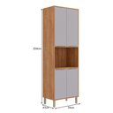 Ver imagem 3 de Torre Quente Esplêndida Brilhante Celeste Áurea 70cm 1 Forno Cinamomo/platina - Mgm