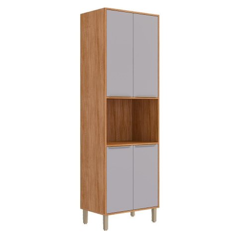 Torre Quente Esplêndida Brilhante Celeste Áurea 70cm 1 Forno Cinamomo/platina - Mgm