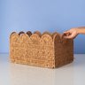 Cesto Organizador 38cm Ondulado com Alças de Corda - Oikos - 2