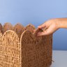 Cesto Organizador 38cm Ondulado com Alças de Corda - Oikos - 3