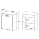 Ver mais imagens de Conjunto Escritório Home: Escrivaninha 6078 + Balcão 5675