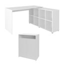 Ver imagem 1 de Conjunto Escritório Home: Escrivaninha 6078 + Balcão 5675