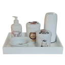 Ver imagem 2 de Kit Higiene Bebê Safari 6 Peças Porcelana - 33.1menina
