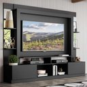 Ver imagem 7 de Estante Tv 65" Prateleiras C/ Espelho Oslo Multimóveis V3393 Preta Preto