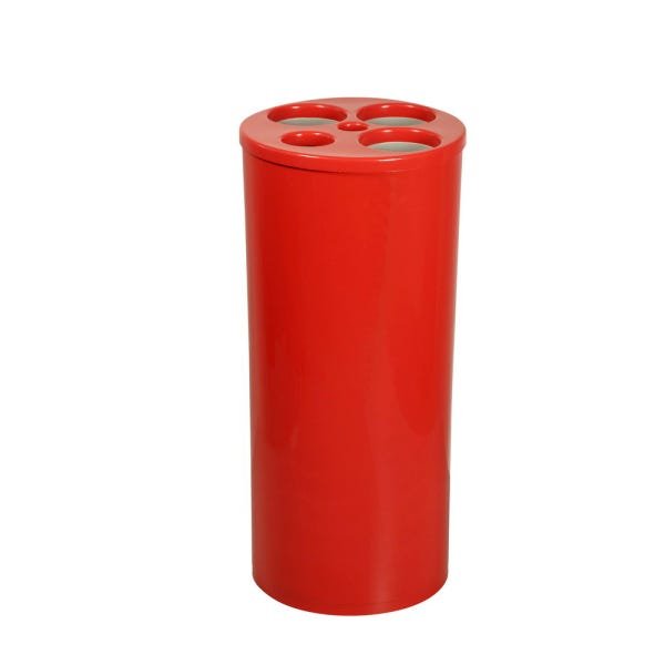 Dispensador De Copos Com 5 Tubos Vermelho - 1