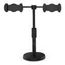 Ver imagem 2 de Suporte Duplo de Mesa para Celular Reunião Gravação Ligação