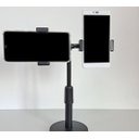 Ver imagem 4 de Suporte Duplo de Mesa para Celular Reunião Gravação Ligação