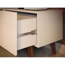 Ver imagem 4 de Painel Ripado Loft Com Rack Classic 2 Gav 2.2 Off White Nature Imcal