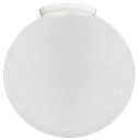 Ver imagem 1 de Globo de Vidro com Colar 15 X 28 para Poste de Jardim:branco Fosco/n/a