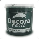 Ver imagem 1 de Cimento Queimado com Efeito Perolizado Decora Fácil 1kg - Verde Brasil