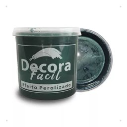 Cimento Queimado com Efeito Perolizado Decora Fácil 1kg - Verde Brasil - 7