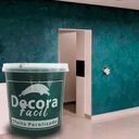 Ver imagem 3 de Cimento Queimado com Efeito Perolizado Decora Fácil 1kg - Verde Brasil