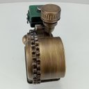 Ver mais imagens de Relógio Decorativo de Metal Verde 17x25x10cm Parede Mesa Decoração Sala Cozinha