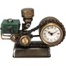 Relogio de Mesa Decorativo Enfeite Vintage Motor Home&co Metal 17x25x10cm Verde - 1