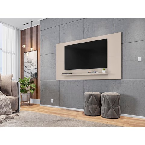 Painel Esmeralda para Tv até 50 Polegadas Moderno e Elegante - 3 Cores:off White