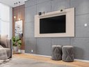 Ver imagem 3 de Painel Esmeralda para Tv até 50 Polegadas Moderno e Elegante - 3 Cores:off White