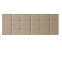 Ver imagem 1 de Cabeceira Suspensa Almofada Cama Casal Box Queen King 160x55 Modelo Calipha Areia