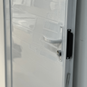 Porta Lambril Ripado de Aluminio Branco com Maçaneta Linha 25 - 210x70 Direita - 4