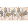 Quadro Decorativo Botânico Folhas, Tela em Canvas na Horizontal, ideal  ambiente de Sala e Quarto - 1