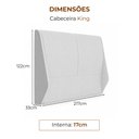 Ver imagem 2 de Cama Japonesa com Cabeceira Seo Louvre King Courino Caramelo | Linho Bege - Sallar Home
