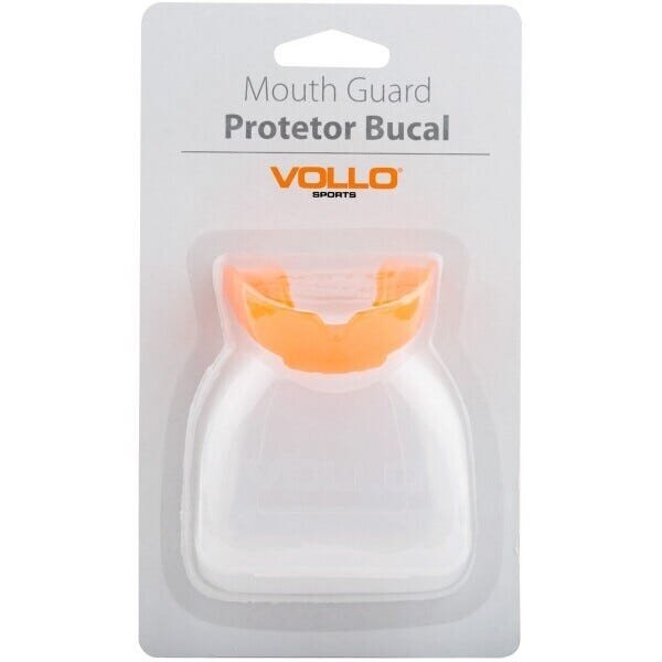 Protetor Bucal Vollo Vm502-4 com Estojo Laranja Moldável Eva - 3