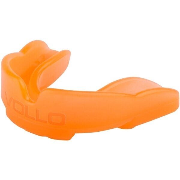 Protetor Bucal Vollo Vm502-4 com Estojo Laranja Moldável Eva - 1