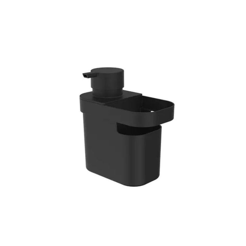 Dispenser de Detergente e Organizador de Pia Preto 650ml - 1