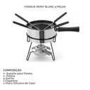 Ver imagem 2 de Kit Conjunto Fondue Inox Mont Blanc 9 Pecas Casal 2 Pessoas